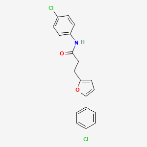 N-(4-Chlorophenyl)-3-(5-(4-chlorophenyl)-2-furyl)propanamide