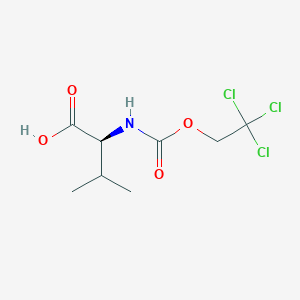 (2S)-3-Methyl-2-{[(2,2,2-trichloroethoxy)carbonyl]amino}butanoic acid