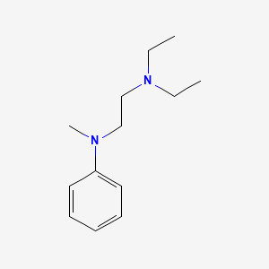 molecular formula C13H22N2 B11941604 N,N-Diethyl-N'-methyl-N'-phenylethylenediamine CAS No. 74474-29-6