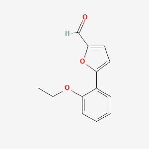 molecular formula C13H12O3 B11941620 5-(2-Ethoxyphenyl)-2-furaldehyde CAS No. 853312-11-5