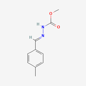 molecular formula C10H12N2O2 B11941638 Methyl 2-(4-methylbenzylidene)hydrazinecarboxylate 