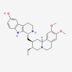 molecular formula C29H37N3O3 B1194177 筒叶藤碱 CAS No. 2632-29-3