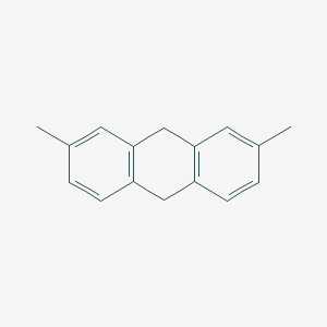 molecular formula C16H16 B11941776 2,7-Dimethyl-9,10-dihydroanthracene 