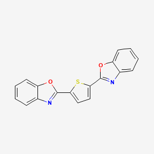 molecular formula C18H10N2O2S B1194197 2,2'-噻吩-2,5-二基双(苯并恶唑) CAS No. 2866-43-5