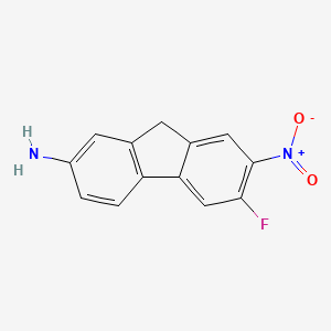 6-fluoro-7-nitro-9H-fluoren-2-amine