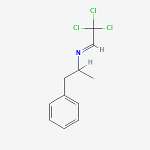 molecular formula C11H12Cl3N B1194203 Amfecloral CAS No. 5581-35-1