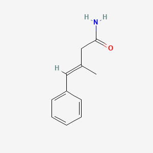 molecular formula C11H13NO B1194205 β-苯甲基丁酰胺 CAS No. 7236-47-7