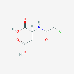 molecular formula C6H8ClNO5 B11942096 (2S)-2-[(chloroacetyl)amino]butanedioic acid CAS No. 67324-95-2