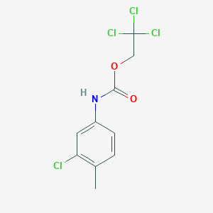 2,2,2-trichloroethyl N-(3-chloro-4-methylphenyl)carbamate