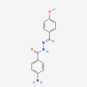 4-Aminobenzoic (4-methoxybenzylidene)hydrazide