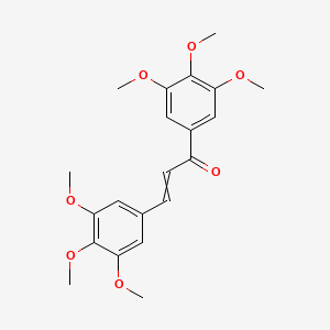 molecular formula C21H24O7 B1194248 3',4',5',3,4,5-Hexamethoxy-chalcone 