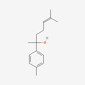 molecular formula C15H22O B1194252 6-Methyl-2-(4-methylphenyl)hept-5-en-2-ol CAS No. 92691-77-5