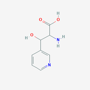 2-Amino-3-hydroxy-3-(pyridin-3-yl)propanoic acid