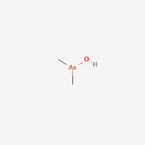 molecular formula C2H7AsO B1194261 二甲基亚砷酸 CAS No. 55094-22-9
