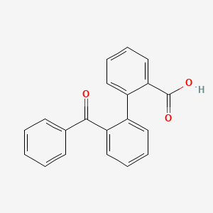 molecular formula C20H14O3 B11942618 2-(2-Benzoylphenyl)benzoic acid CAS No. 6630-85-9