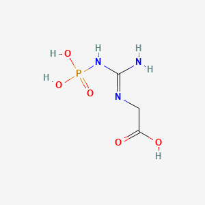 molecular formula C3H8N3O5P B1194262 Phosphoguanidinoacetate CAS No. 5115-19-5