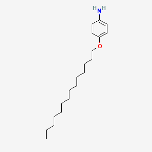 molecular formula C20H35NO B1194266 对-(正十四烷氧基)苯胺 CAS No. 39905-46-9