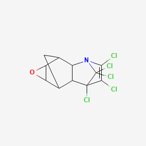 molecular formula C11H8Cl5NO B1194269 Azadieldrin CAS No. 61473-90-3