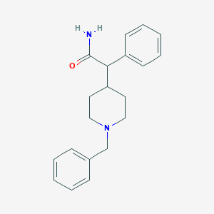 molecular formula C20H24N2O B1194271 2-(1-Benzyl-4-piperidyl)-2-phenylacetamide CAS No. 78515-88-5