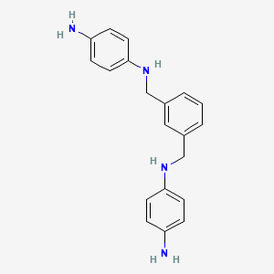 molecular formula C20H22N4 B1194272 N,N'-Bis(4-aminophenyl)-1,3-xylylenediamine CAS No. 26114-58-9
