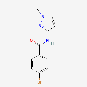 4-bromo-N-(1-methyl-1H-pyrazol-3-yl)benzamide