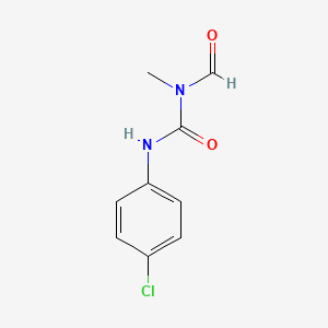 Urea, N'-(4-chlorophenyl)-n-formyl-n-methyl-