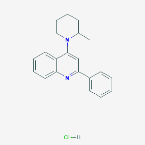 4-(2-Methyl-1-piperidinyl)-2-phenylquinoline hydrochloride