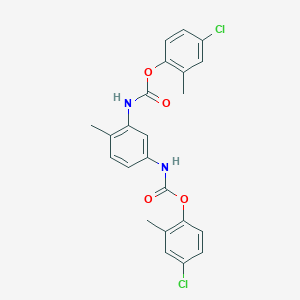 Bis(4-chloro-2-methylphenyl) N,N'-(4-methyl-1,3-phenylene)biscarbamate