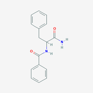 N-(1-amino-1-oxo-3-phenylpropan-2-yl)benzamide