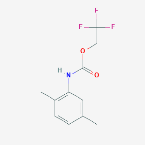 2,2,2-trifluoroethyl N-(2,5-dimethylphenyl)carbamate