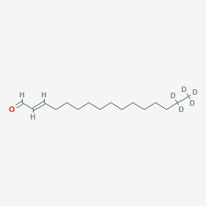 (E)-15,15,16,16,16-pentadeuteriohexadec-2-enal