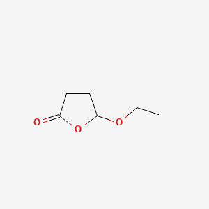 molecular formula C6H10O3 B1194346 5-Ethoxydihydro-2(3H)-furanone CAS No. 932-85-4