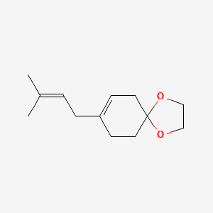 8-(3-Methylbut-2-en-1-yl)-1,4-dioxaspiro[4.5]dec-7-ene