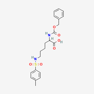 (2S)-2-{[(benzyloxy)carbonyl]amino}-6-{[(4-methylphenyl)sulfonyl]amino}hexanoic acid