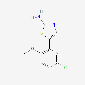 5-(5-Chloro-2-methoxyphenyl)thiazol-2-amine