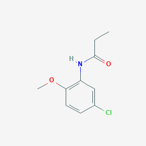 N-(5-chloro-2-methoxyphenyl)propanamide