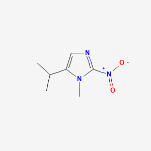 molecular formula C7H11N3O2 B1194367 5-Isopropyl-1-methyl-2-nitro-1H-imidazole CAS No. 23571-34-8