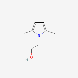 molecular formula C8H13NO B1194371 1-(2-Hydroxyethyl)-2,5-dimethylpyrrole CAS No. 83662-06-0