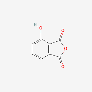 molecular formula C8H4O4 B1194372 3-羟基邻苯二甲酸酐 CAS No. 37418-88-5
