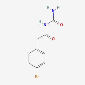 molecular formula C9H9BrN2O2 B1194382 4-Bromophenylacetylurea CAS No. 30241-86-2