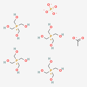 molecular formula C18H51O22P5 B1194390 Pyroset tkp CAS No. 55818-96-7