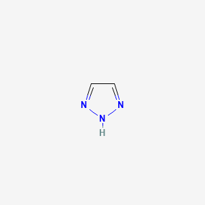 molecular formula C2H3N3 B1194394 1H-1,2,3-Triazole CAS No. 288-35-7