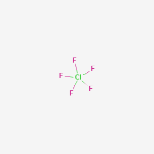 molecular formula ClF5 B1194396 五氟化氯 CAS No. 13637-63-3