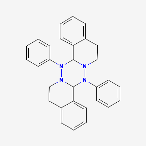 2,13-diphenyl-1,2,12,13-tetrazapentacyclo[12.8.0.03,12.04,9.015,20]docosa-4,6,8,15,17,19-hexaene