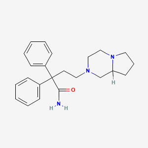 molecular formula C23H29N3O B1194399 Pirolazamide CAS No. 39186-49-7