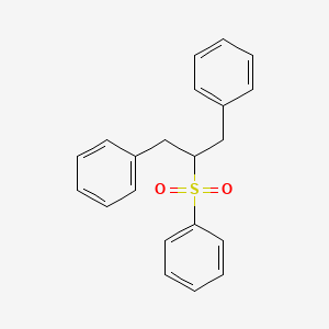 [(1-Benzyl-2-phenylethyl)sulfonyl]benzene