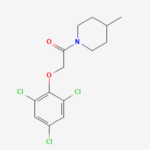 4-Methyl-1-((2,4,6-trichlorophenoxy)acetyl)piperidine