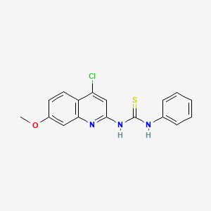 1-(4-Chloro-7-methoxy-2-quinolyl)-3-phenyl-2-thiourea