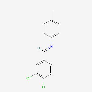 N-(3,4-Dichlorobenzylidene)-P-toluidine