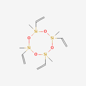 molecular formula C12H24O4Si4 B1194404 2,4,6,8-四甲基-2,4,6,8-四乙烯基环四硅氧烷 CAS No. 2554-06-5